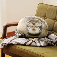 Sew Butiful chubby Pallas's cat steppe cat plush pillow - view 7