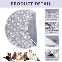 4 Pack Washable Whelping Pad Whelping Supplies Absorbent Reusable - Gray / 36 Inch - image 3