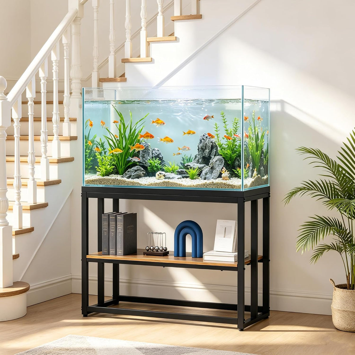 40 Gallon Metal Fish Tank Stand - Brown / 40 Gallon - image 2
