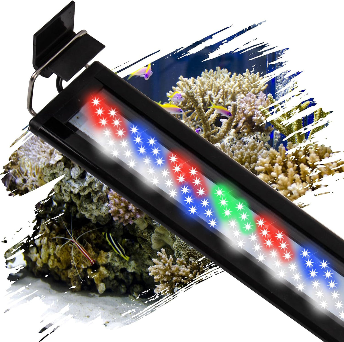 Led Aquarium Light, Full Spectrum Fish Tank Lights, Plants - 12-16 IN