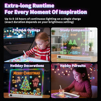 Led Drawing Board with 13 Light Effects - image 3