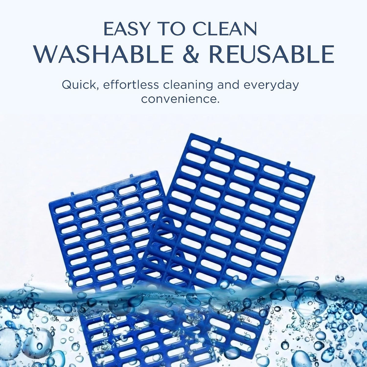 Premium Plastic Rabbit Cage Mats, 15x10 Mat - 15"L x 10"W / Blue - image 4