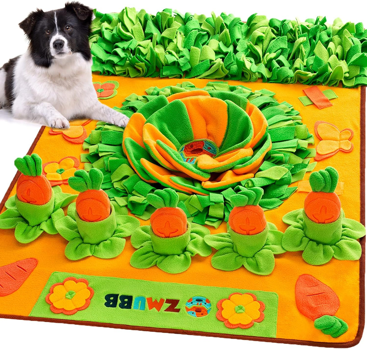 Pet Snuffle Mat for Dogs Sniff Mat Nosework Feeding Mat Slow Feeder - 40''x27.5''