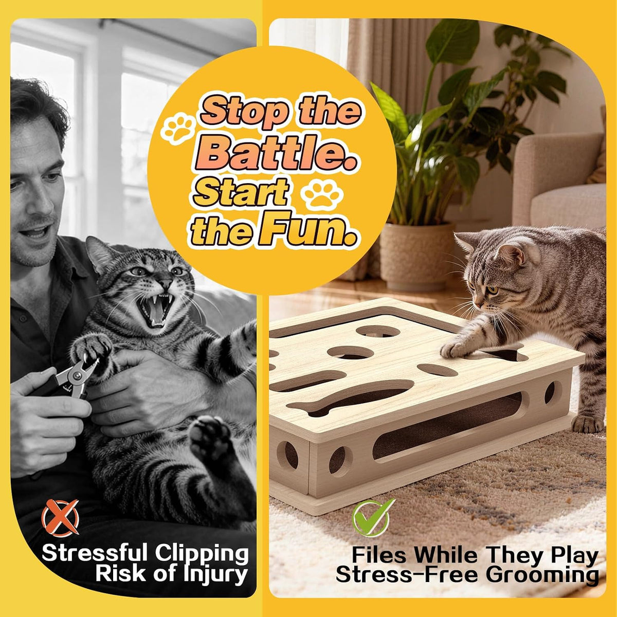 Cat Scratch Puzzle Enrichment Box - image 2