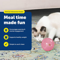 PetSafe Slimcat Feeder Ball Cat Toy - Pink / 1 Count (Pack of 1) - image 2