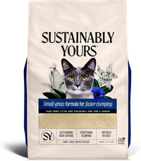 Sustainably Yours Natural Cat Litter, Small-Grain Formula - 10 lb / Small grains