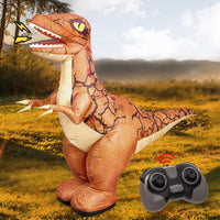 TOPMVP 2.4GHz remote control inflatable dinosaur toy about 35 inches tall