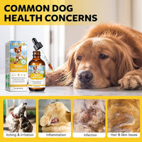 Yeast Infection Treatment for Dogs, Natural Yeast Infection Treatment Drops for Dog Itch Relief, Dog Allergy Relief, Dog Yeast Ear Infection Treatment, 2.02fl.oz