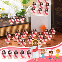 Sumind 50 Pcs Little Jesus Figures Original Design - Rose Red - image 3