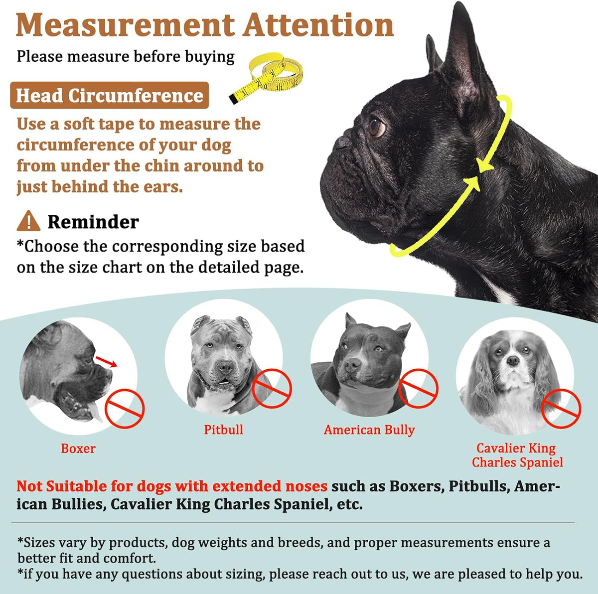 Mesh Short Snout Dog Muzzle with Anti-Eating Design for Frenchie – Essentials for Dogs - Grey / S [Head Cir: 15"-17.5"] - image 2