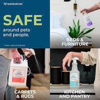Wondercide - Indoor Pest Control Spray for Home and Kitchen - Ant, Roach, Spider, Fly, Flea, Bug Killer and Insect Repellent - with Natural Essential Oils - Pet and Family Safe — Lemongrass 128 oz