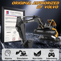 DOUBLE E Volvo 1:16 Scale RC Excavator 3-in-1 Construction Toys - image 3