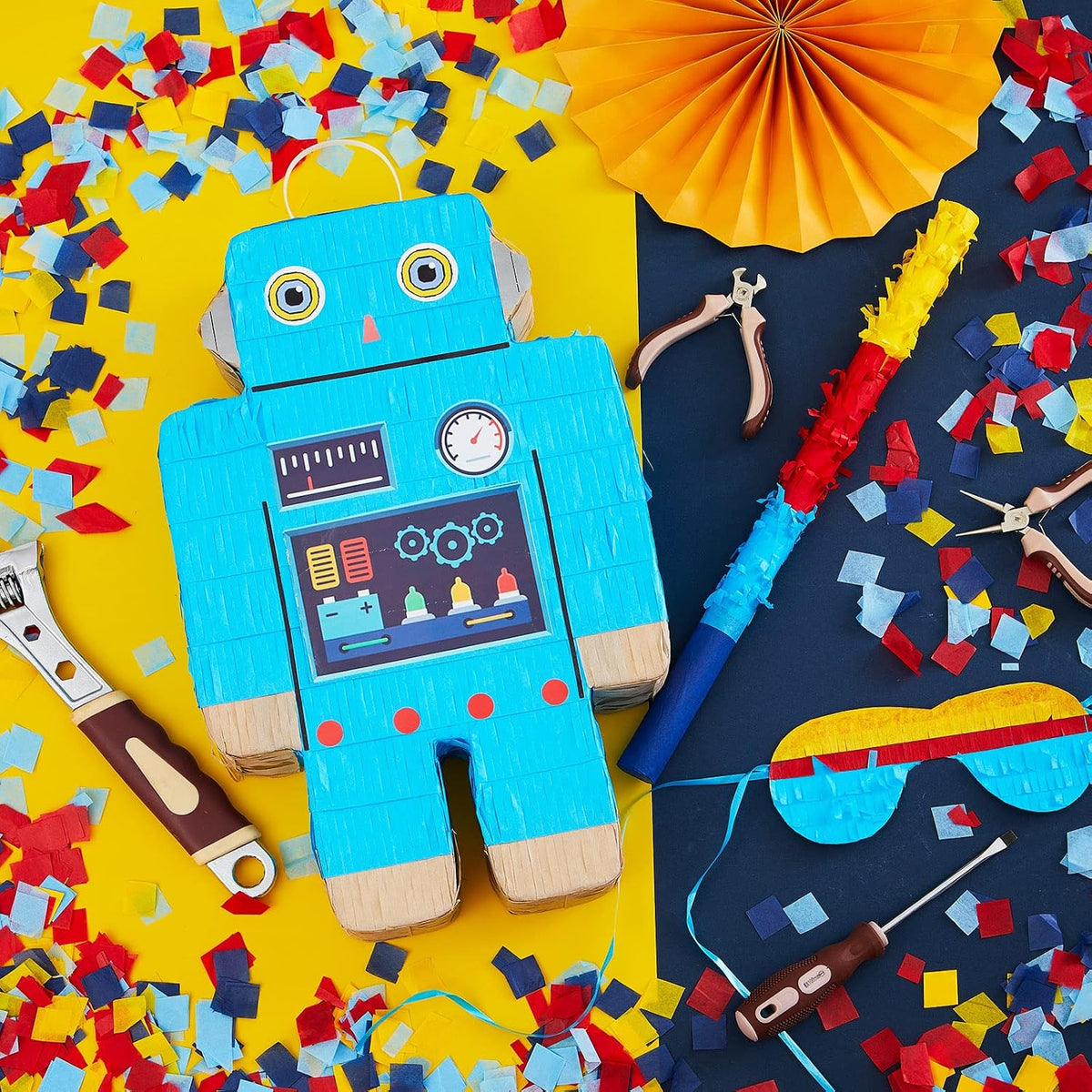 Lewtemi Robot Piñatas Birthday Party Favor - Robot Style - image 4