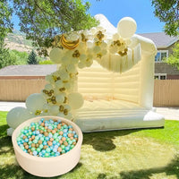 Realhaha Ball Pit Balls Baby Plastic Playpen Playball 2.15″ - Green Blue / 50 balls - image 4
