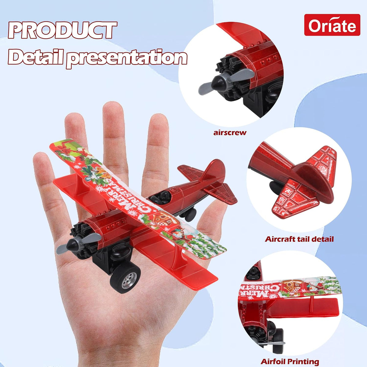 Oriate set of 6 diecast construction vehicles including excavator and bulldozer - view 6