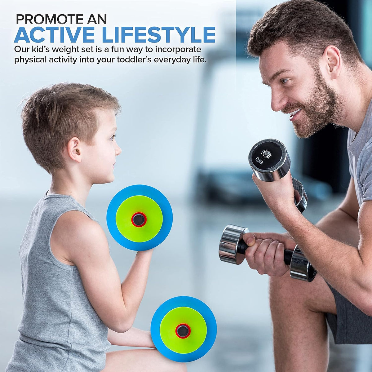 Modern Innovations Kids Weight Set Toy Dumbbells - Dumbbells / Multicolored - image 4