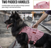 OneTigris No Pull Tactical Dog Harness for Medium Dogs - Pink / S - image 3