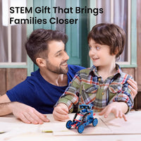 Sillbird 12-in-1 Solar Robot Building Kit STEM Gift for Boys Ages 8-13 – Fun for Kids & Family - Blue-red - image 2
