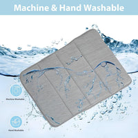 Dog Cooling Mat for Large Dogs, 35"x23" Memory Foam Pet Pad – Essentials for Dogs - Grey / 47"L x 29"W x 0.8"H - image 3