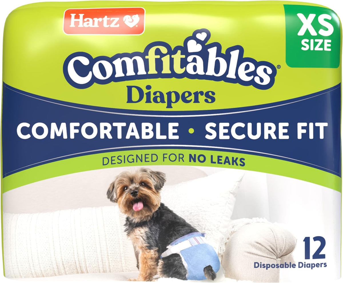 Hartz Disposable Dog Diapers, Size S 36 count - Trial Pack / Extra Small