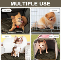 2 Pack Self Warming Cat Bed Thermal Pet Mat - 16 x 20 inches / Brown - image 4