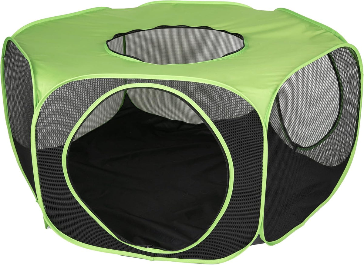 Kitty City Large Outdoor Cat Play Cube - F) Playpen Tent