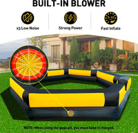 WARSUN 15 ft inflatable gaga ball pit with notched entry and built-in blower - view 16