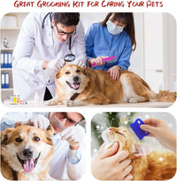 GUBCUB Pets Grooming Comb Kit for Small Dogs Puppies For Tear Stain - Pet Combs - image 4