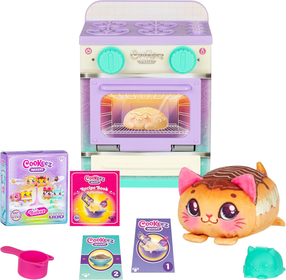 Cookeez Makery Lil' Bakez Oven pretend baking toy with scented plush