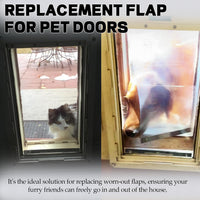 TonGass 10" x 18" Pet Door Flap Large Transparent Dog Door Flap - 2 / Large - image 2