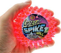 JA-RU Light Up Rubber Spike Balls Fidget Toy 695-4p – Fun for Kids & Family - Spike Balls / 4 Giant Balls - image 2