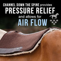 Professional's Choice 100% Steam-Pressed Wool Felt Saddle pad