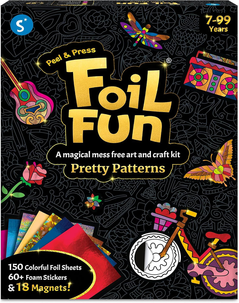 Skillmatics Foil Fun Unicorn & Princesses, Foil Art & Craft - 5. Pretty Patterns