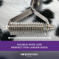 RYAN'S PET SUPPLIES Paw Brothers 13-Blade Coarse Double Wide - 20 Blade Medium - image 4