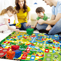 funnysquee 3.15 inch foam dice toy with large numbers, Fortunate Red - view 6