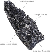 14-16 Inches Natural Seiryu Stone 2 PCS Ultra Large Aquarium Rocks for Aquascaping, Aquarium Landscaping, Terrariums, Fish Tank Decoration, Vivariums, Paludarium, Amphibian Enclosures