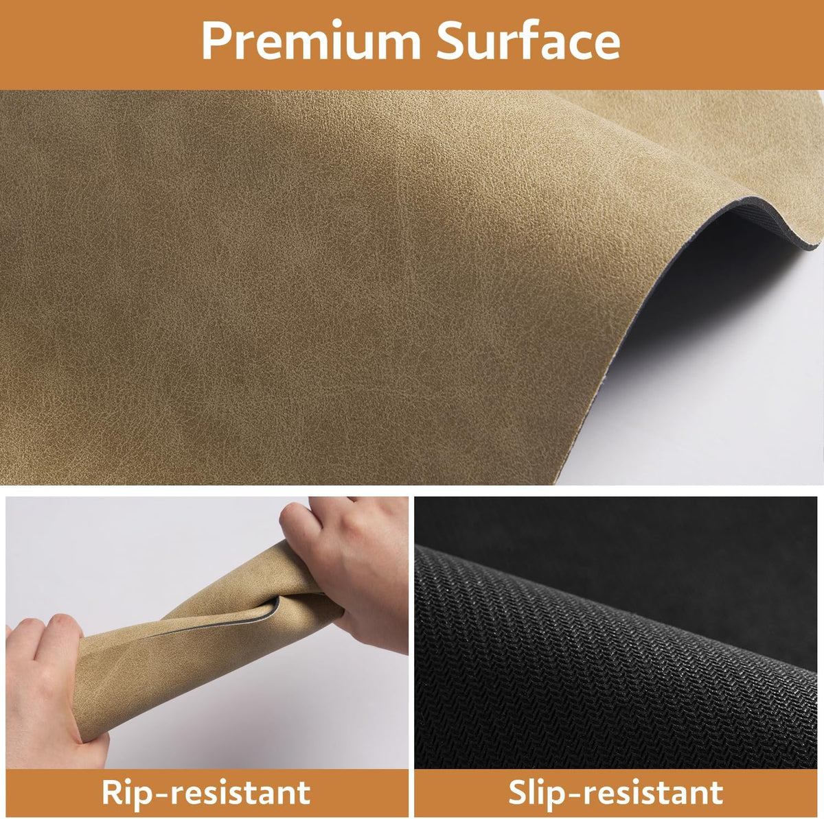 MontVoo Absorbent Dog Food Mat-Dog Mat for Food and Water Bowl - Beige / 14"x22" - image 4