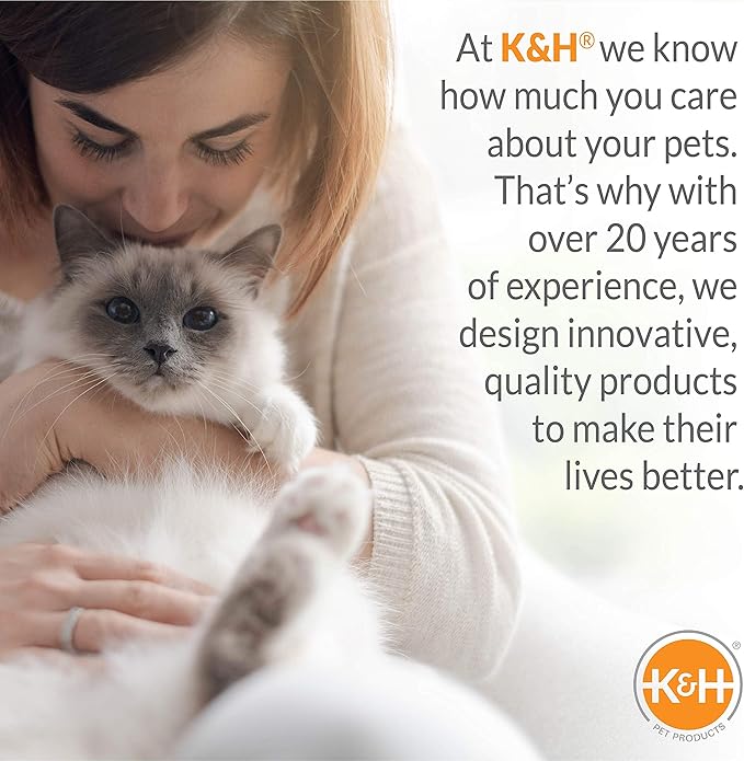 K&H Pet Products Cat Scratcher Kitty Window Sill Bed & Hammock, Sturdy Cat Perch for Large Cats