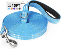 Long Dog Leash XiaZ Training Leashes 10/15/20/30/50/100ft Long Lead - A-Blue / 15 Feet