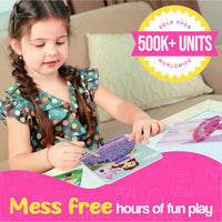 Jackinthebox Poke Art Magical Flower Pressing Craft Kit for Girls - Fashion - image 3