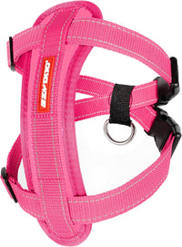 EzyDog Chest Plate No Pull Dog Harness, Escape Proof - Pink / X-Large