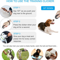 Diyife Dog Clicker for Training - Black & Yellow & Red & Blue - image 2