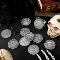 Misdary memento mori challenge coins in classic style copper finish with medallion box - view 17
