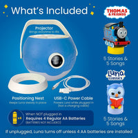 Kids Pink Book Projector, 5 Read Aloud Fairytale Stories - Thomas, Owl & Projector - image 3