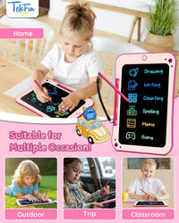 TEKFUN 2 Pack LCD Writing Tablet with Stylus - Pink / 10 inches - image 4