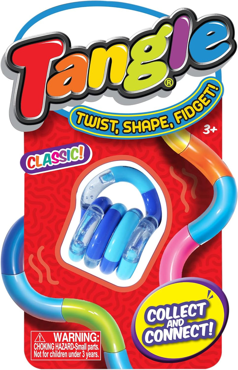 Tangle Jr. Classic Fidget Toy, Assorted – Fun for Kids & Family