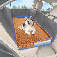Dog Car Bed, Non-Slip Backseat Extender Pet Mat 50"x24.6"x2" – Essentials for Dogs - XL new（56"Lx28.7"M×2"H) / Brown