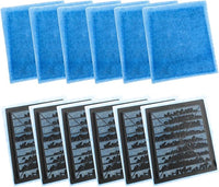 ANTOBLE 12 Pack Rite-Size C Filter Cartridges Fish Tank Aquarium Filters Compatible with Marineland Penguin 200 350 PRO 275 375 Bio-Wheel Power Filters