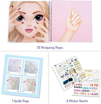 BSCOOL Nail Art Book for kids Stickers and Design Guides. - 1 PCS - Nail Design Studio - image 4