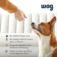 Amazon Brand - Wag Probiotic Supplement Chews for Dogs, Supports Digestive Health and Gut Flora, Natural Duck Flavor, 160 Count, Pack of 1